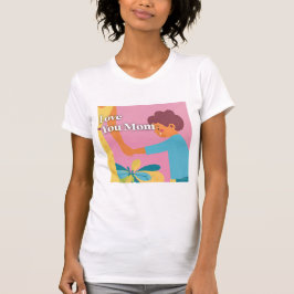 Child Holding Hand Love You Mom Moederdag T-shirt
