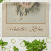 Child Jesus Autumn Floral Theedoek (Gevouwen)