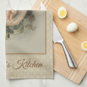 Child Jesus Autumn Floral Theedoek (Quarter Fold)