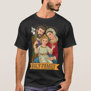 Child Jesus Virgin Mary en St. Joseph T-shirt