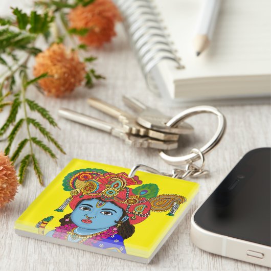 Child Krishna Keychain (Voorkant Rechts)