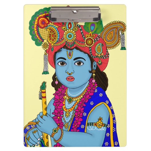 Child Krishna Stationery Klembord (Voorkant)
