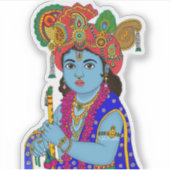 Child Krishna Sticker (Voorkant)