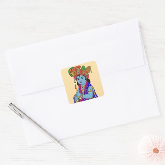 Child Krishna Sticker (Envelop)