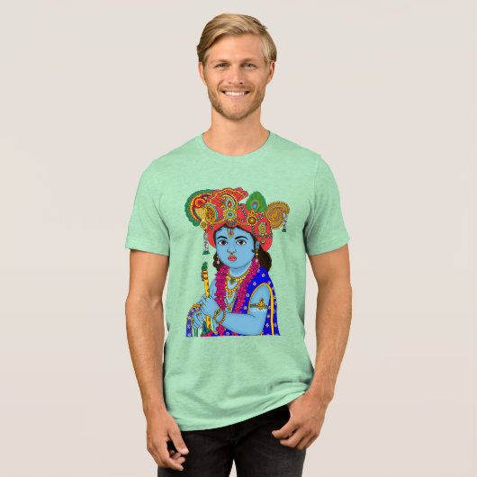 Child Krishna T-Shirt (Voorkant volledig)