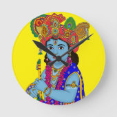 Child Krishna Wall Clock Ronde Klok (Voorkant)