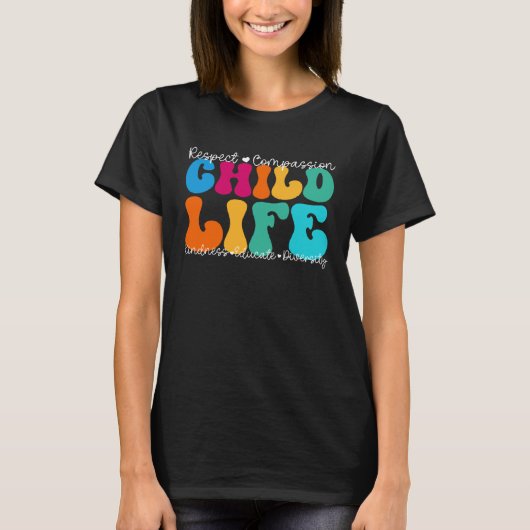 Child Life Appreciation Week Back to School T-shirt (Voorkant)