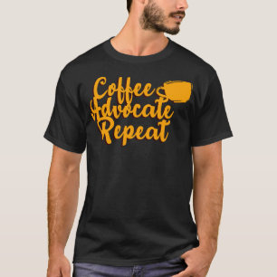 Child Life Specialist Coffee Advocate herhalen T-shirt
