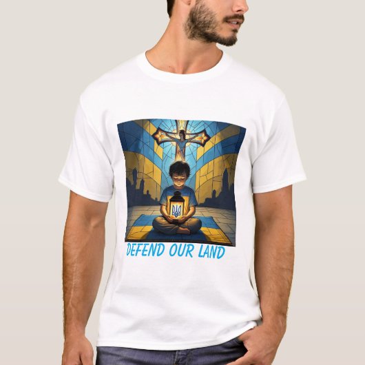 Child Light Ukraine Hope T-shirt voor mannen (Voorkant)