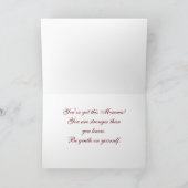 Child Loss Sympathy Card Kaart (Binnen)