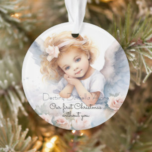 Child Memorial Eerste Kerstmis zonder jou Ornament