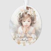 Child Memorial Eerste Kerstmis zonder jou Ornament (voorkant)