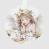 Child Memorial Eerste Kerstmis zonder jou Ornament (voorkant)