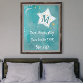 Child Night Sky Inspirerend Bright Star Poster