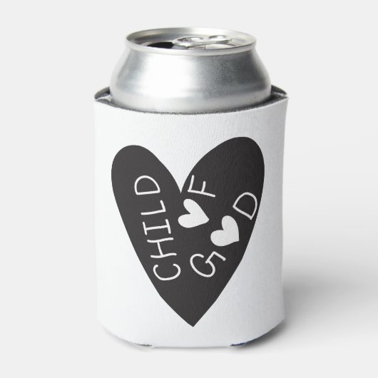 Child of God Black Heart Blikjeskoeler (Blikje Voorkant)