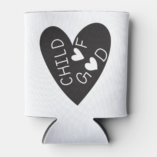 Child of God Black Heart Blikjeskoeler (Voorkant)