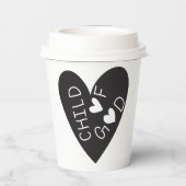 Child of God Black Heart Papieren Bekers (Achterkant)