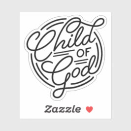 Child Of God Christ Jesus Bible Sticker