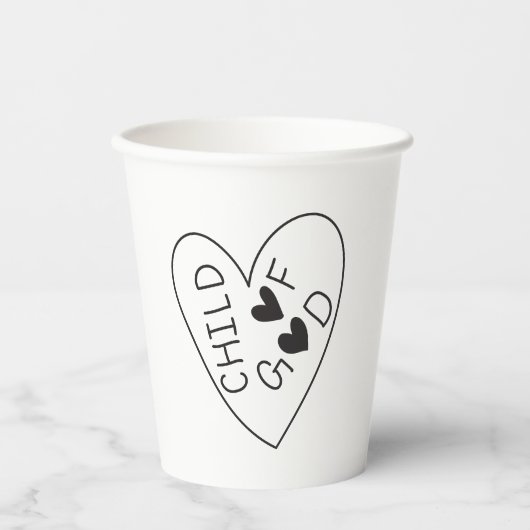 Child of God Papieren Bekers (Voorkant)