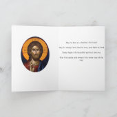 Child of Light Orthodox Baptism Card Kaart (Binnen)