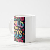 CHILD OF THE 70'S Coffee Cup - Custom Mug Funny Koffiemok (Voorkant links)