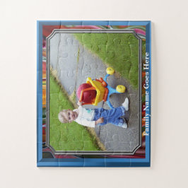 Child or Family Photo with Name Legpuzzel