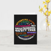 Child Penger Safety Technician Kaart (Gele Bloem)