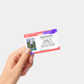 Child Photo Emergency ID Identification Kaart Badg Badge (Handheld)