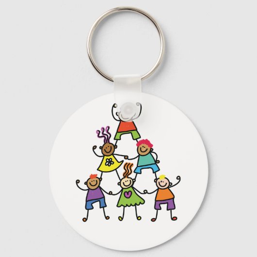 Child Pyramid Sleutelhanger (Voorkant)