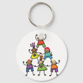 Child Pyramid Sleutelhanger (Achterkant)