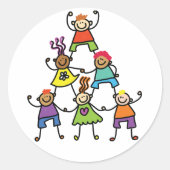 Child Pyramid Stickers (Voorkant)