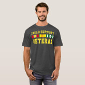 Child Support Veteran T-shirt (Voorkant volledig)