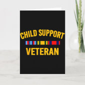 Child Suprt Veteran Shirts Patriots Veteran Flag  Kaart (Voorkant)