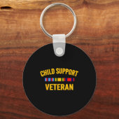 Child Suprt Veteran Shirts Patriots Veteran Flag  Sleutelhanger (Voorkant)