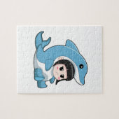 Child with Dolphin Costume Legpuzzel (Horizontaal)