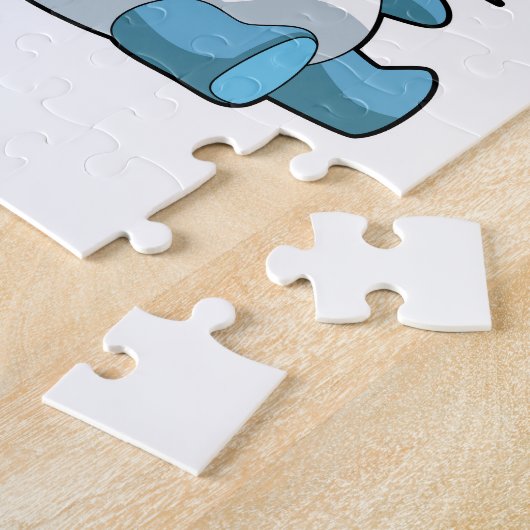 Child with Dolphin Costume Legpuzzel (Zijkant)