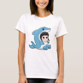 Child with Dolphin Costume T-shirt (Voorkant)