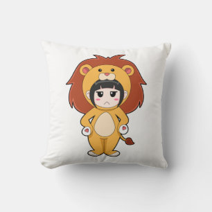 Child with Lion Costume Kussen