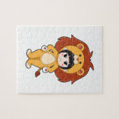 Child with Lion Costume Legpuzzel (Horizontaal)