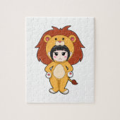 Child with Lion Costume Legpuzzel (Verticaal)