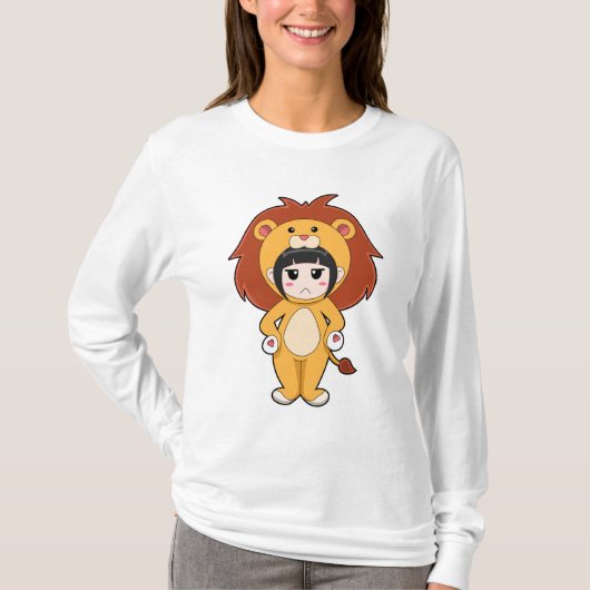 Child with Lion Costume T-shirt (Voorkant)