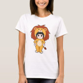 Child with Lion Costume T-shirt (Voorkant)