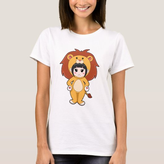 Child with Lion Costume T-shirt (Voorkant)