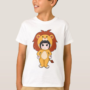 Child with Lion Costume T-shirt