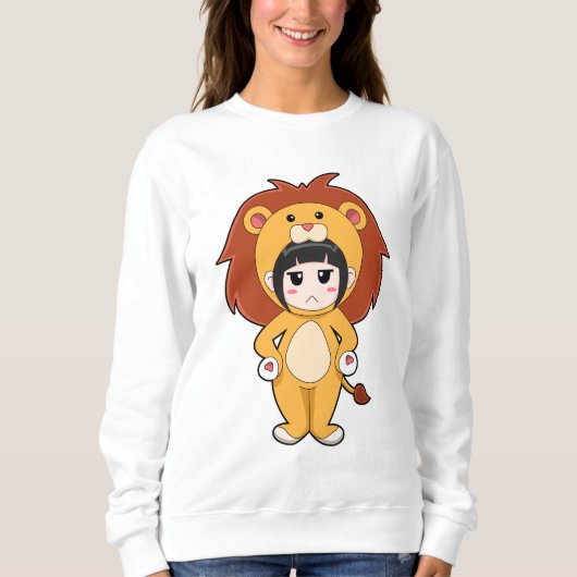 Child with Lion Costume Trui (Voorkant)