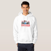 Child World Retro Hooded Sweatshirt (Voorkant volledig)