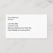 Childcare Center Theme Business Cards Visitekaartje (Achterkant)