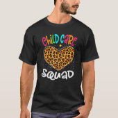 Childcare Squad Director Daycare School Provider T T-shirt (Voorkant)