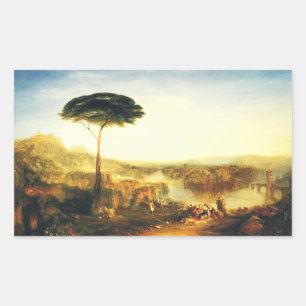 Childe Harold's Pilgrimage door Joseph Turner Rechthoekige Sticker