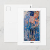 Childe Hassam #106 - Kunstmatig Briefkaart (Voorkant / Achterkant)